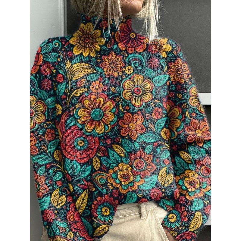 XS-6XL A Variety of Optional 2025 Latest Christmas Abstract Print Casual Outerwear Sweater