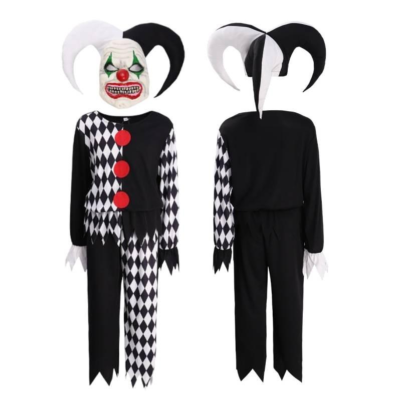 Costume Cosplay Clown Mask Role Play Halloween Events Stage Gift Performance