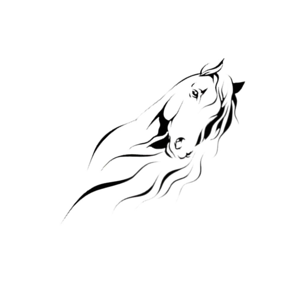 

Refresh Home Decor With Easy-to-Apply Wall Stickers Easy To Apply Remove PVC Horse Head Wall Sticker Wall Decal