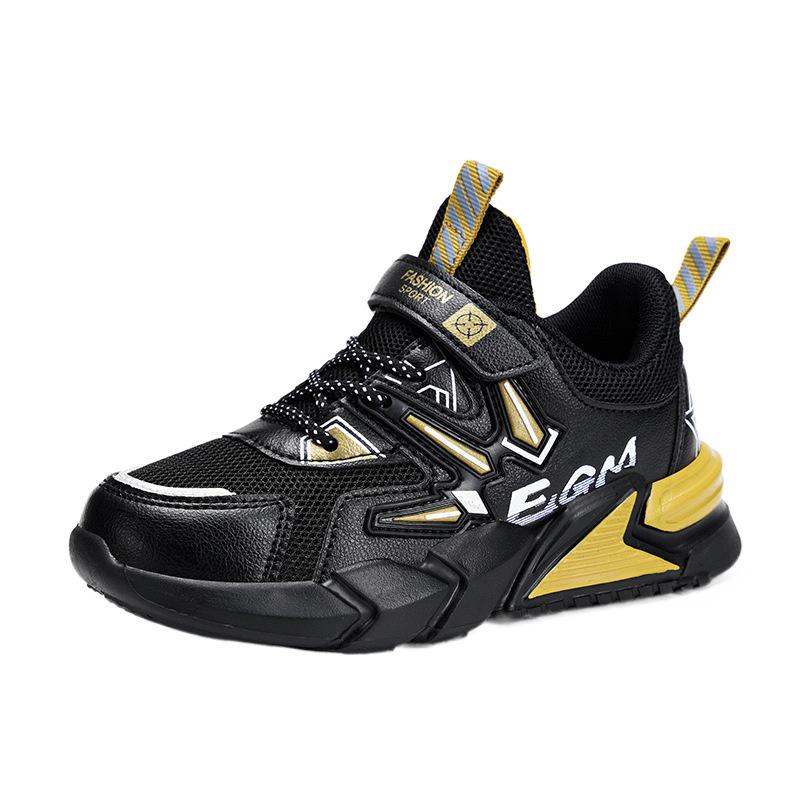 Boys' Sports Shoes 7-12 Years Old, 24 Spring and Autumn New Breathable Mesh Running Shoes, Medium and Large Children, Students, All-match Classmates