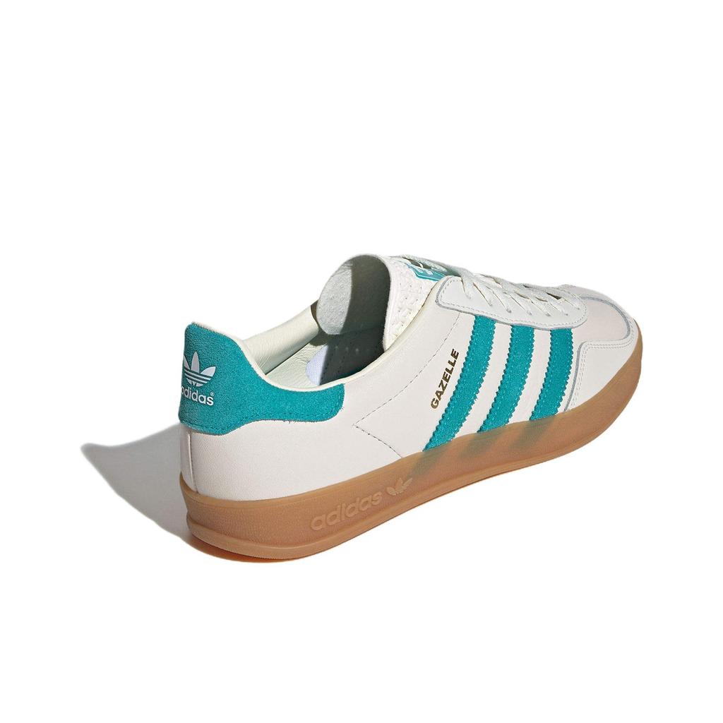 Adidas Gazelle Indoor Chalk Turquoise Unisex Sneakers Cream Chalk-White Footwear-White JI2583