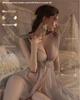 Women's Summer Transparent Lace Pajamas - Sexy Hollowed-Out, Backless Camisole Nightgown