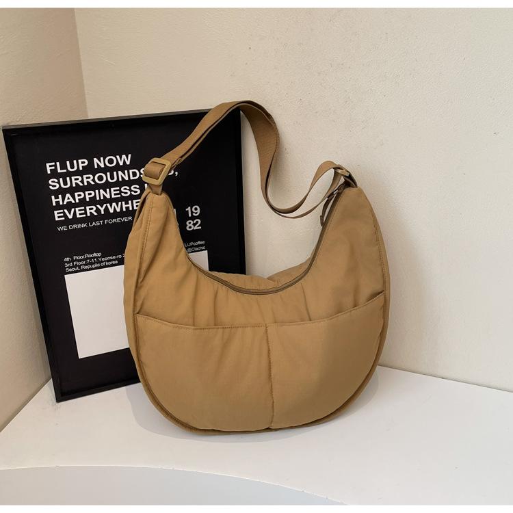 

Crossbody dumpling bag women s 2025 new Japanese Harajuku college student class school bag one-shoulder cloth bag college style bag хаки