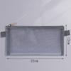 Large-Capacity Mesh Pencil Bag Nylon Stationery Pouch New Transparent Stationery Bag  Kids