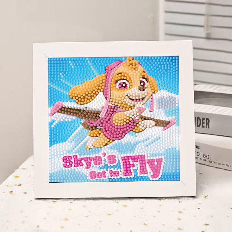 High-End Diamond Painting Diy Van Gogh Starry Sky Cat Creative Handmade Toy Table Decoration Diamond Painting With Frame