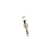 Shell-less Gold-Plated 3.5mm Stereo Headphone Plug 3Pin with M7.5 Thread 8.0mm Disk Audio Connector