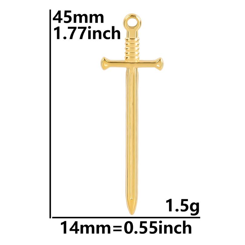 High Quality Big Glass Rhinestone Stainless Steel Rectangle Charms For Jewelry Making Supplies Real Gold Plated No Fade Pendants