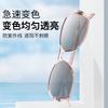 Intelligent light-sensing color-changing reading glasses for women, high-definition, fashionable, ultra-light, progressive presbyopia sunglasses