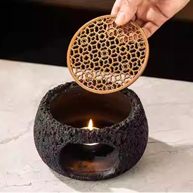 Platos para comer Horno pequeño Calentador de velas Disco aislante Vajilla especial Plato de frutas Bandeja para refrigerios Tazón de postre Horno de calentamiento