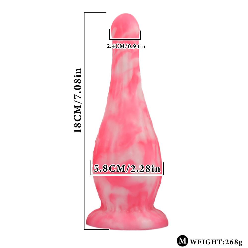 Golden Cherry Multi-Color Irregular Anal Plug - Alternative Pleasure Toy for Women