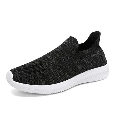 Outdoor Mesh Fly-Woven Schuhe Overalls Baumwollschuhe Übergröße Freizeitschuhe Einschlupfschuhe