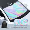 Foldable Windshield Sun Shade Extra-Large Full Coverage Car Interior Sun Visor Summer Uv-Reflective Cooling Sun Protection Cover