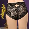 M-3Xl Large Size Sissy Pouch Panties Men Lace See Through Crossdressing Briefs Bullet Separation Underpant Gay Erotic Brief