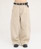 Akesi Crude Double Pocket Curved Pants_Beige