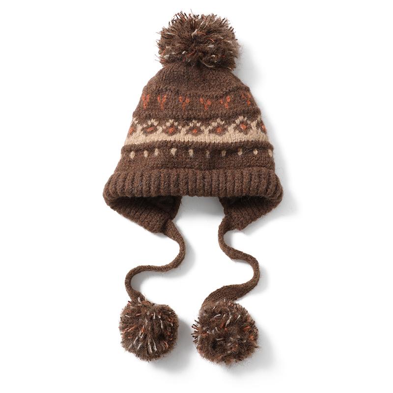 Cold-Proof Ear-Protecting Warm Thickened Fleece Women's Winter Beanie Hat