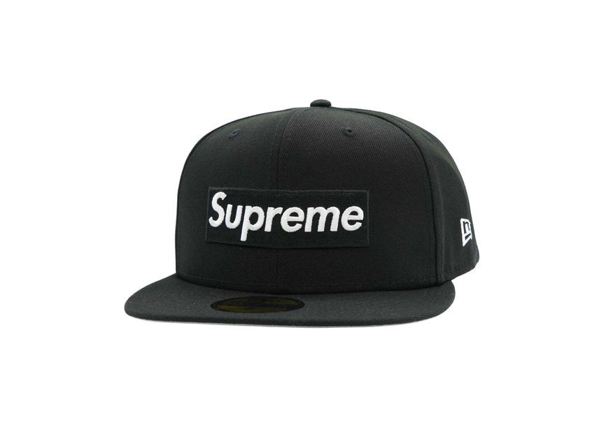 Supreme MLB Teams Box Logo New Era Black 7 1/2