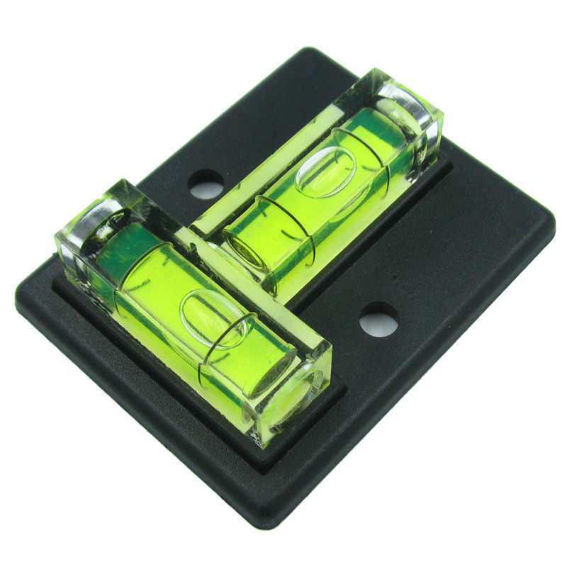 Mini Double-Sided T-Type Bubble Level - 50x40mm