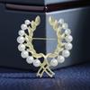 Brooch Female Niche Imitation Pearl Corsage Wholesale Anti-light High-end Pin Buckle Suit Fixed Clothing Accessories Collar Pin