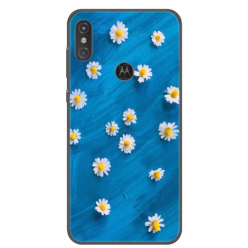 For Moto One Vision Case Luxury Silicone TPU Soft Cover Phone Case For Motorola Moto One Action Macro Shockproof Christmas Coque