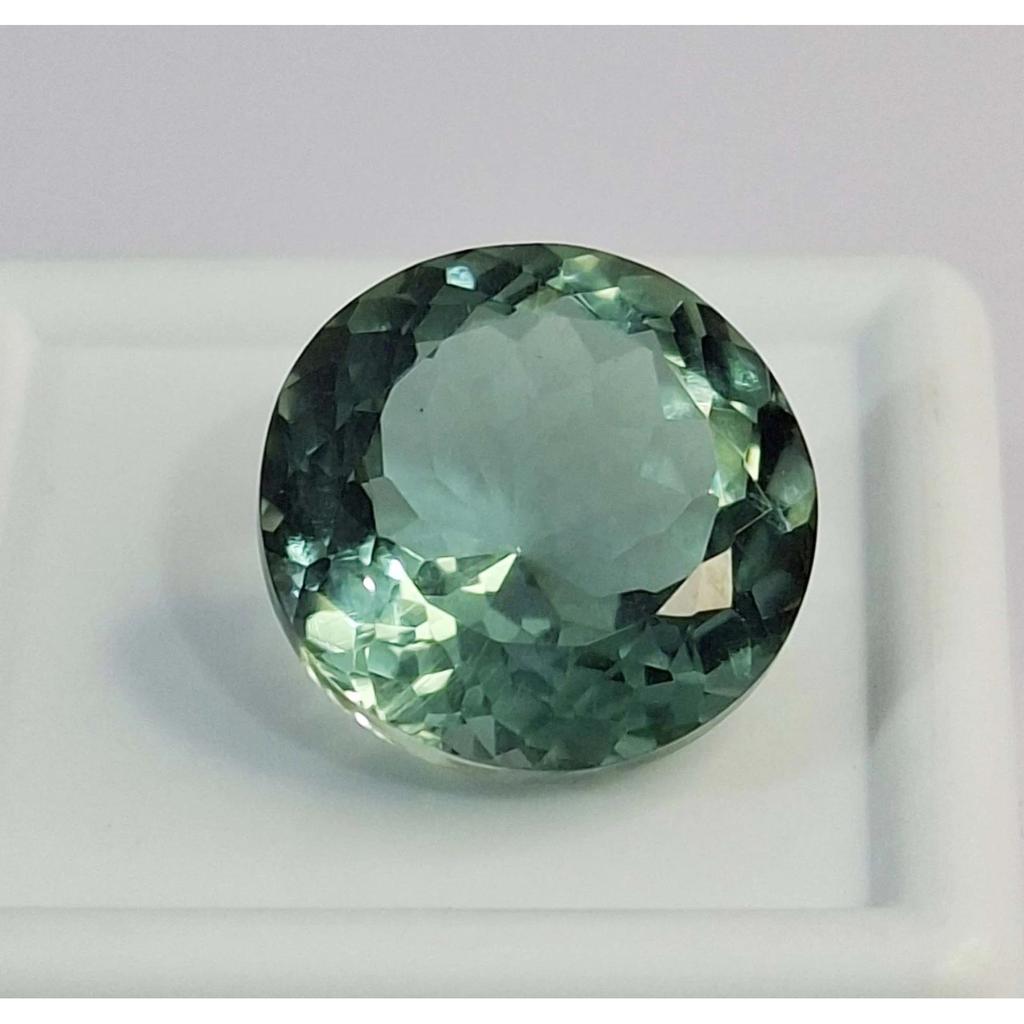 Green Sapphire Natural 8-10 Ct Round Cut Stunning Certified Loose Gemstone