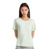 Saucony Drop Shoulder Sleeve T Shirt Women's Light Custard Green SC1249015A-GE58