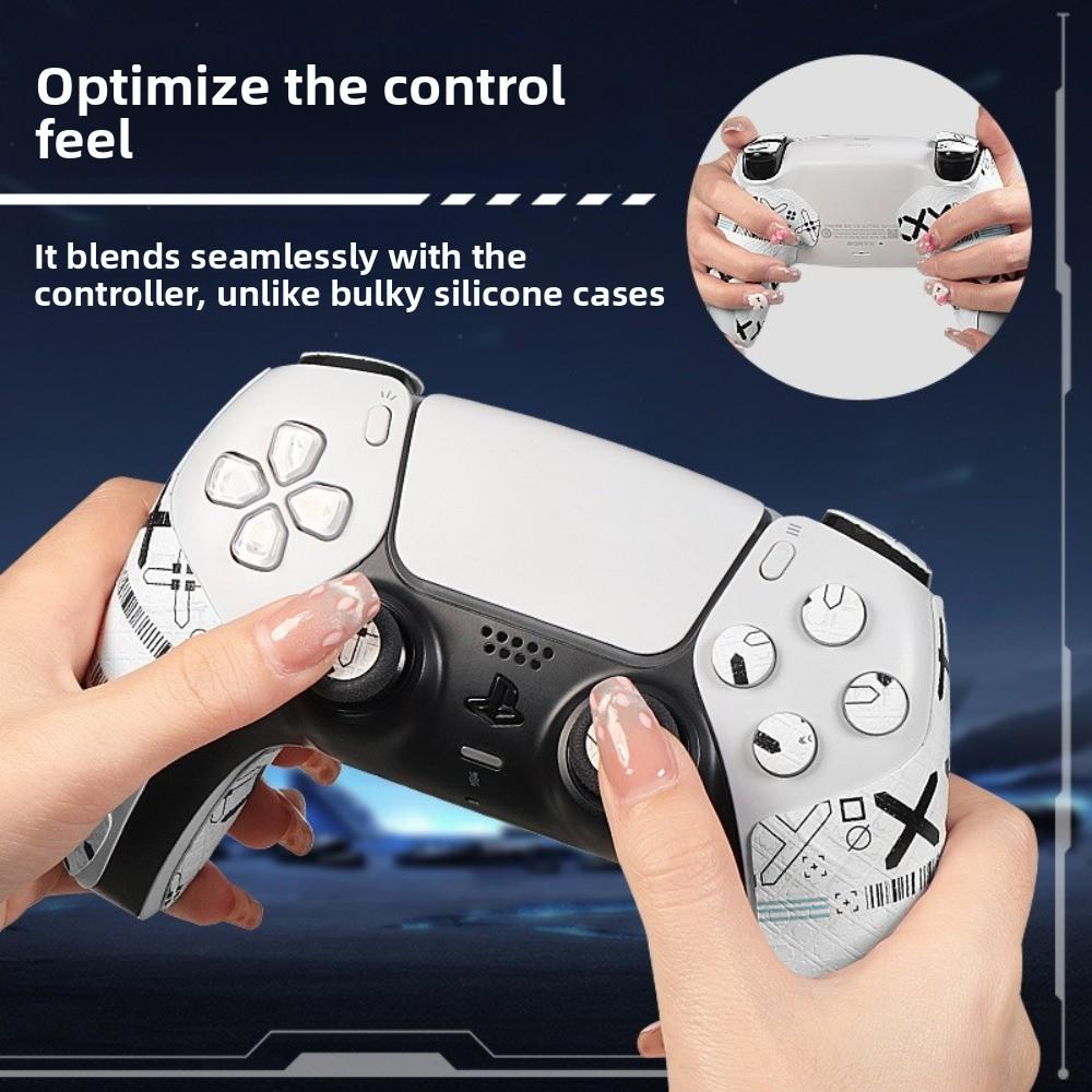 Grip Enhancement Gamepad Pad PU Controller Film New Protective Sticker for PS 5