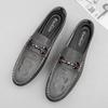 FashionFashion Summer Mens Muller Shoes Luxury Brand Man Casual Shoes Genuine Leather Lazy Flats Light Breathable Slip On Half Footwear