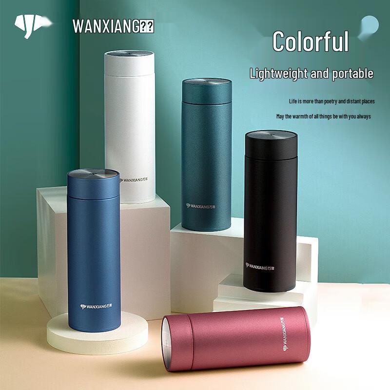 WANXIANG H79 Double Wall Borosilicate Glass Water Bottle