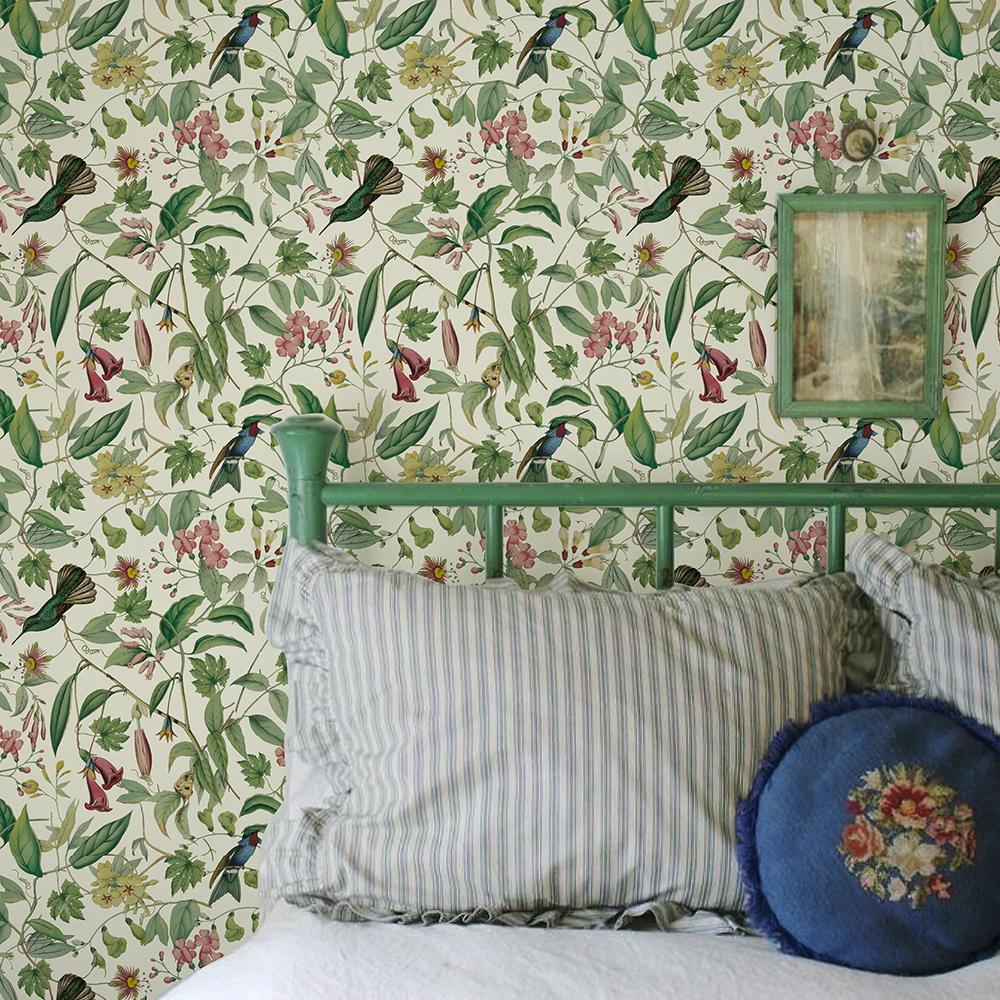 

Свежий Зеленый Лист ПВХ Отслаивающаяся и Приклеивающаяся Самоклеящаяся Бумага Шикарная Наклейка на Мебельный Шкаф Декор для Дома Птицы Цветочный 44cmx300cm