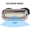 2Pcs 42 Led Waterproof Marine Boat Signal Led Light Underwater Pontoon Transom Lamp Yacht Cabin Deck Tail Lights Accessories
