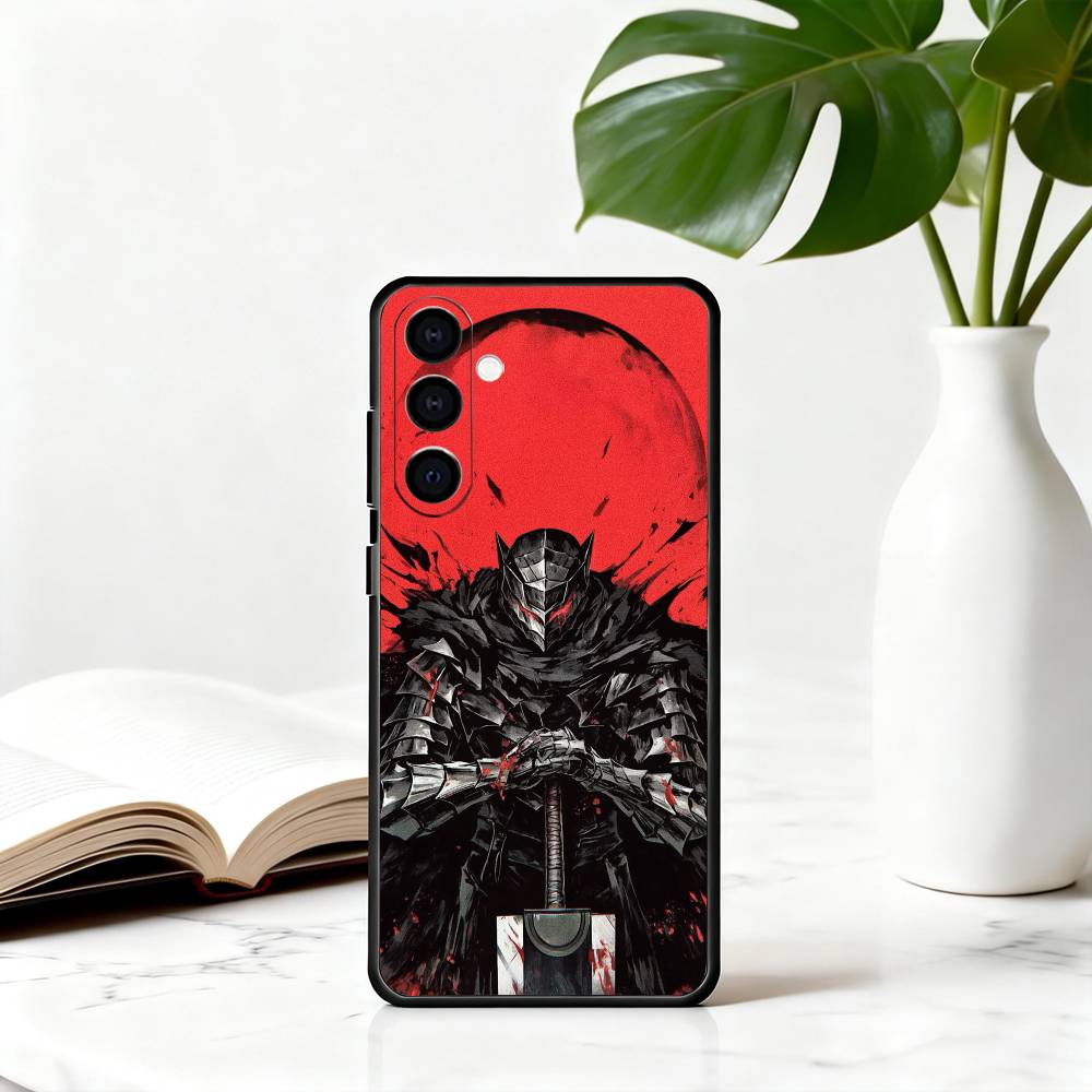 Classic B-Berserk BG G-Guts Phone Case Black Silicone Soft For Samsung Galaxy A73,A72,A71,A70,A53,A52,A51 Samsung a72