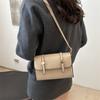 European and American Fashion Simple Retro Foreign Style Bag Women's Bag 2025 Autumn New Small Square Bag Oblique Span Handbag