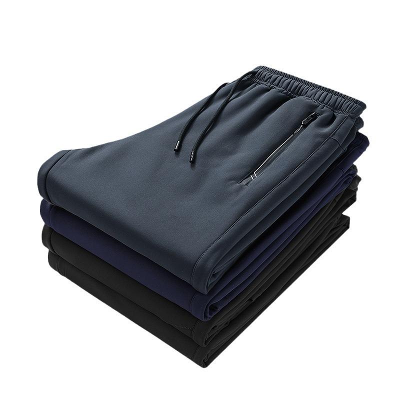 Winter Running Pant Windproof Cashmere Thicken Fleece Sweatpants Men Joggers Cotton Warm Pants Male Waterproof Thermal Trousers