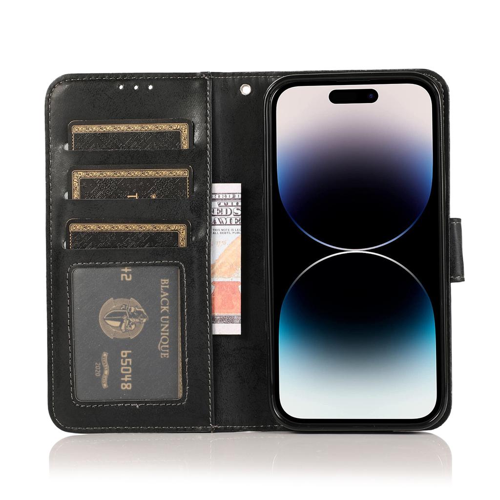 Retro 2 In 1 Abnehmbare Magnetische Flip Wallet Ledertasche für iPhone 15 14 13 12 Pro Max 14 Plus für Samsung S23 S22 S21 Ultra Plus A13 A14 A52 A72