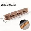 Portable 2/3 Slots Wooden Cable Clamp Self-Adhesive Universal Cable Management Space Saving Wire Organizer Home