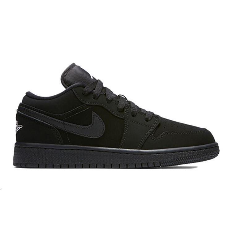 Jordan 1 Retro Low GS Triple Black 553560-019