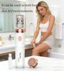 3.0 Women Face Epilator, 2-in-1 Epilator & Trimmer, Cordless Rechargeable Hair Removal for Upper Lip, Chin, Bikini & Legs, Wet &