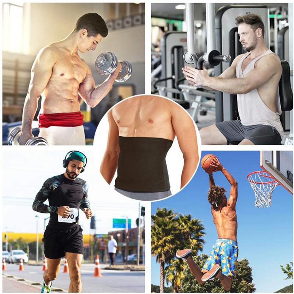 Sauna Slimming Waist Belt Women Men Elastic Sweat Control Body Shaping Strap Adult Bodybuilding Trainer Workout Training Clothes