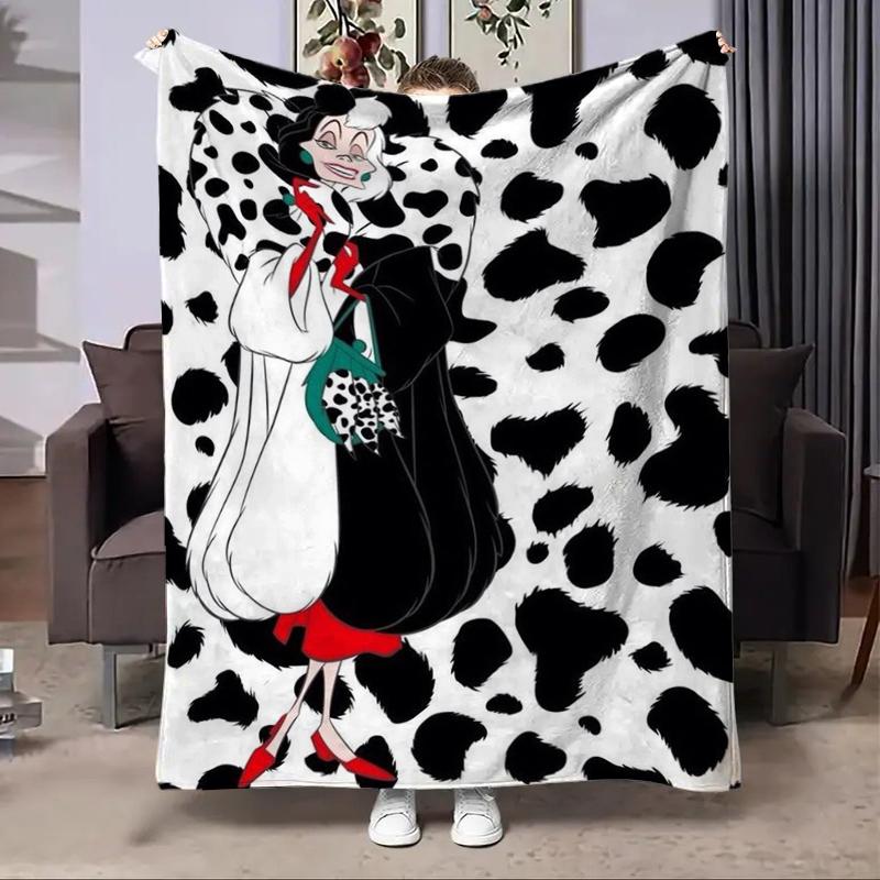Disney Classici Cattivi Estate Inverno Bambini Adulti Coperta in Flanella Morbida Peluche per Bambini per Camera da Letto Viaggio Ufficio Divano Coperta