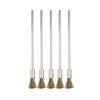 Pen Shape Bristle Wire Brushes Scratch Brushes Stainless Steel Brush 100mm 5PCS