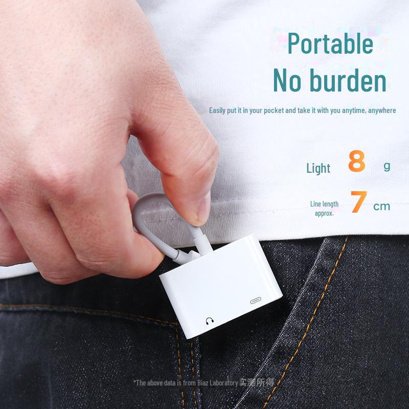 Biaz Lightning auf 3,5-mm-Adapter: Unterstützt Anrufe, Aufladen und Musikhören