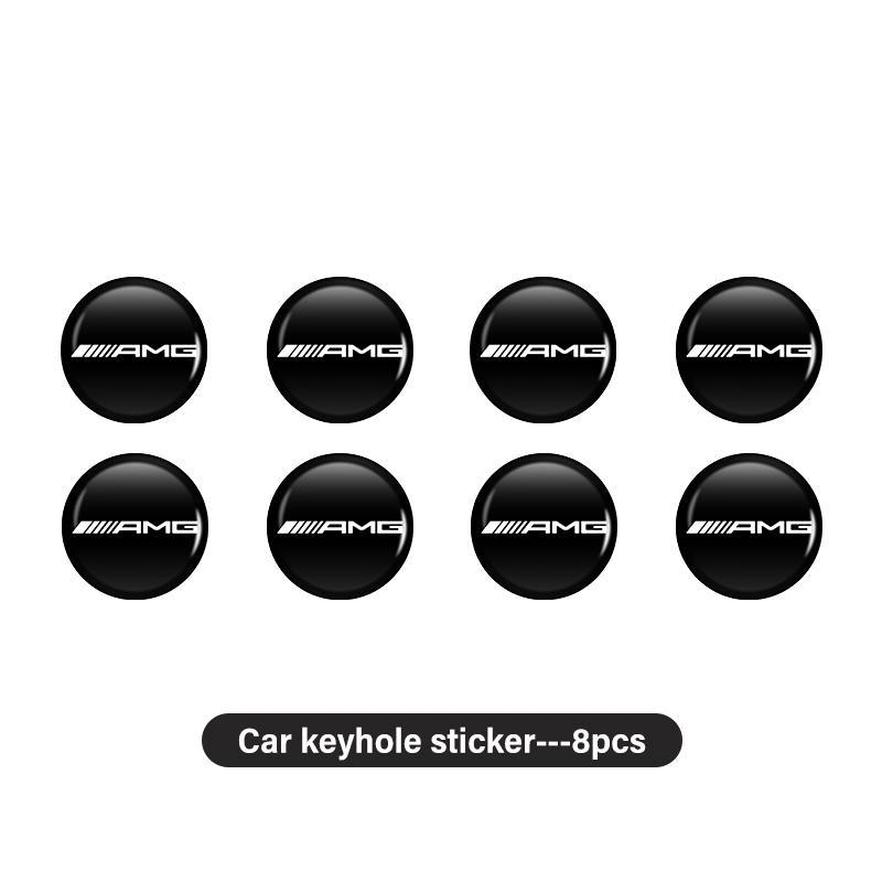 

15mm Car Key Badge Emblem Replacement Car Key Stickers Auto Accessories For Mercedes Benz AMG W204 W205 W203 W211 W201 W210 W108