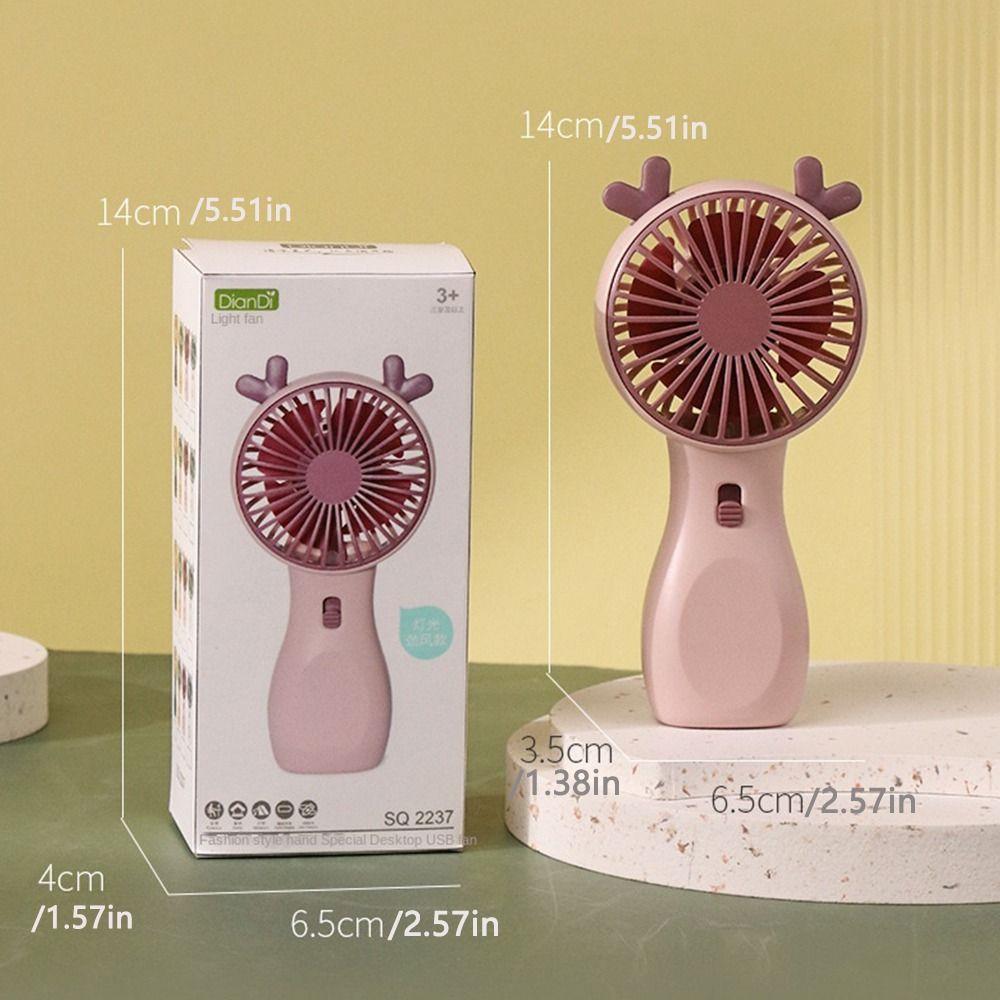 Rechargeable Electric Fan Summer Student Dormitory Desktop Fan Small Fan Handheld Fan Mini Fan