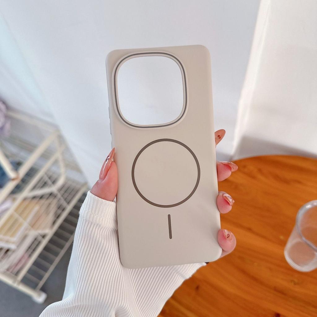 For VIVO IQOO Z10 Turbo Plus Case Simple Soft Gauze Magnetic PC Skin-friendly Anti-drop Cover For VIVO IQOO Z10 Turbo Pro Funda