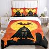 3pcs Batman Gotham Bedding Set, Soft Polyester Duvet Cover and Pillowcases Machine Washable Seasons all suitable & Guest Room Decor263