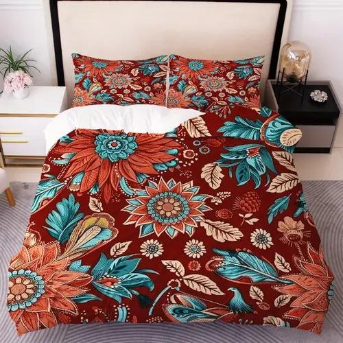 

Comforter Mandala Mandala Background Theme Suitable For Children Kids And Adults Soft Comfortable And Breathable Comforter (quilt)-EU Single(135*200cm)3pcs