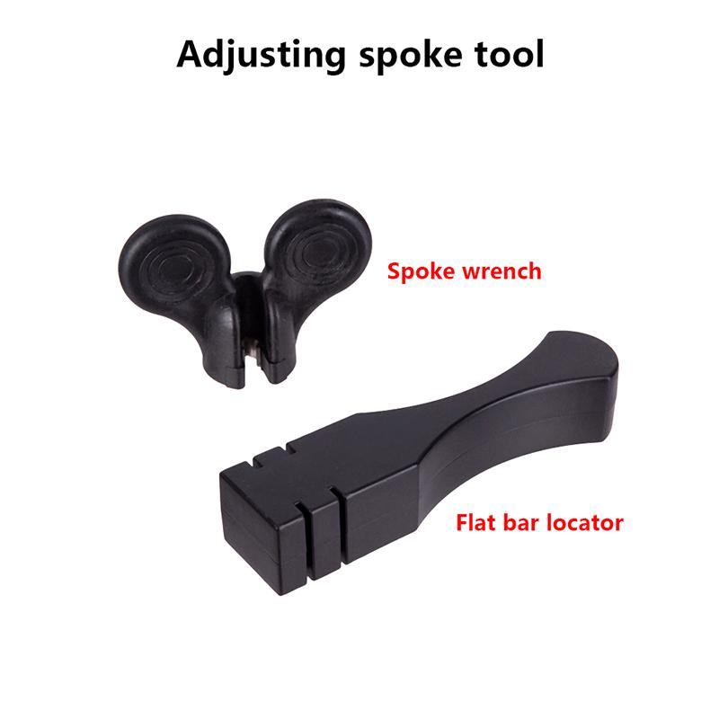 Bicycle Spoke Adjustment Tool Durable 14G Nipple Wrench Fits Flat Straight Pull Spokes for Road Bike Maintenance
