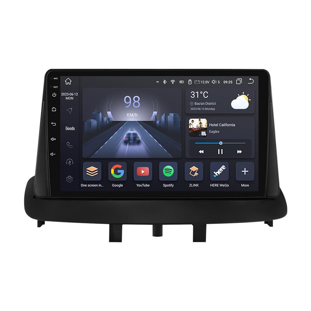 9" Large Screen Android GPS Navigation for 08-14 Megane 3 - Intelligent All-In-One Car System