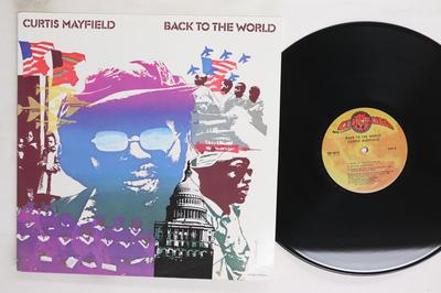 LP Record CURTIS MAYFIELD  Back To The World CRS8015 CURTOM 2018 US SoulFunk Used