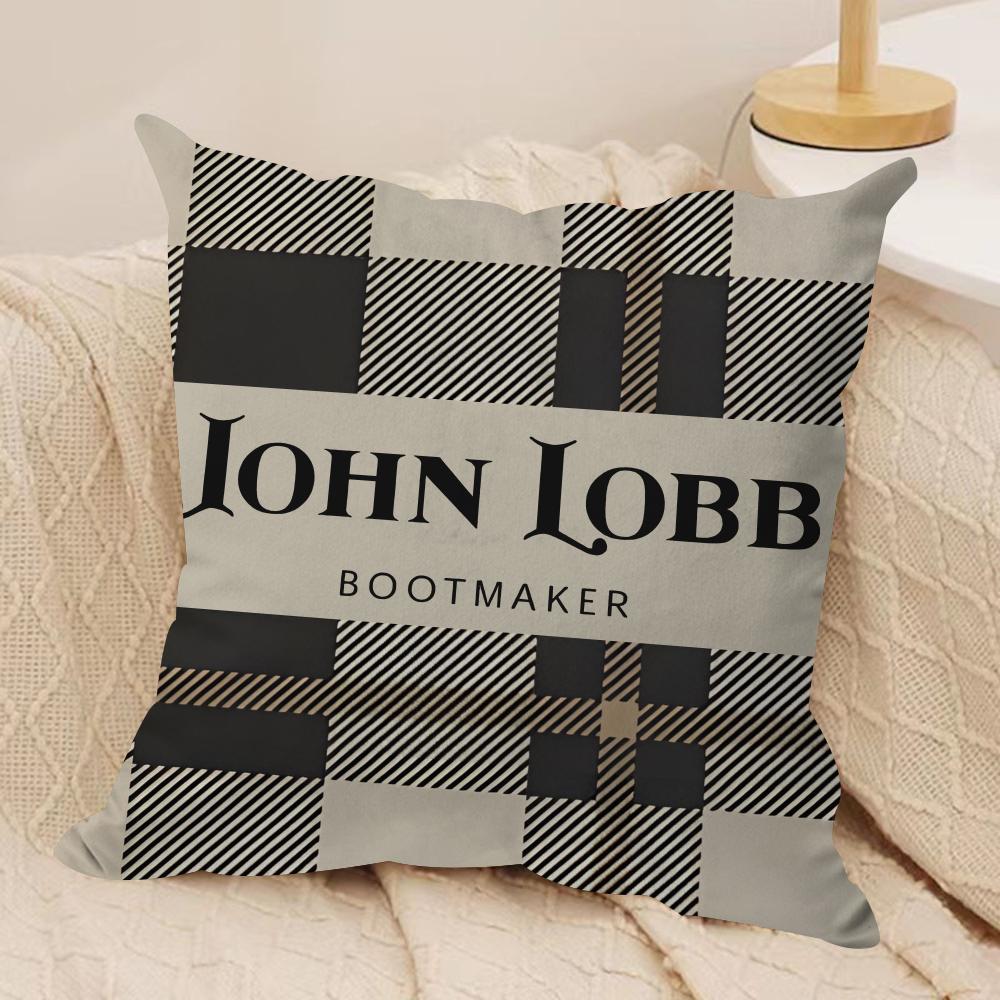 Brand J-JOHNS L-LOBB Cushion Cover Soft Plush Fabric Double-Sided Printed Sofa Cushion Cover for All Seasons Home Decor Gift